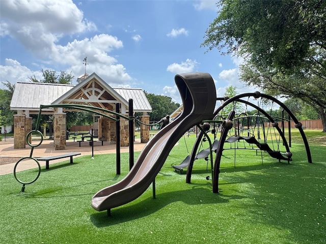9630 E Withers Way Cir, Houston, TX 77065 - community play area with a yard