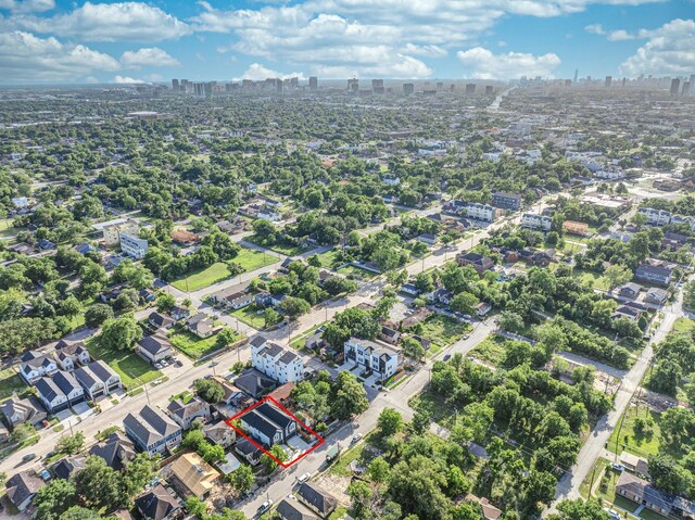 3312 Bremond St, Houston, TX 77004 - view of urban area with property boundaries highlighted