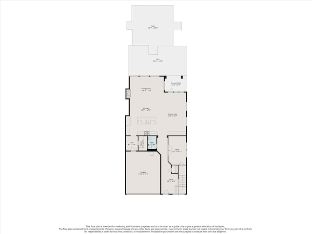 712 E 14th St, Houston, TX 77008 - floor plan / room layout