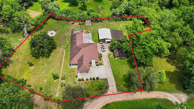 931 Strange Dr, Richmond, TX 77406 - view of property location featuring property parcel outlined