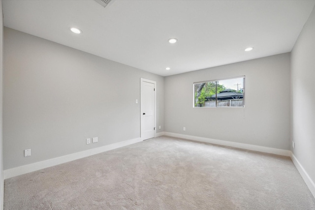 625 Rancho Bauer Dr, Houston, TX 77079 - carpeted spare room with recessed lighting and baseboards