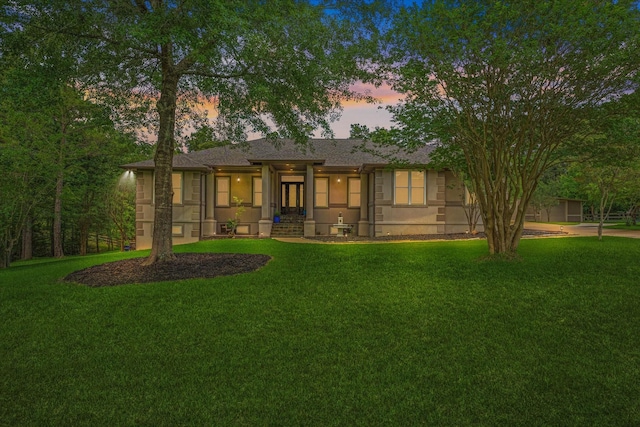 37922 Clubhouse Ln, Magnolia, TX 77355 - view of front of home with a front lawn