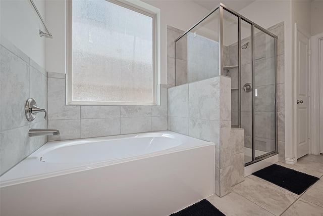 2822 Bluesage Bluff Dr, Richmond, TX 77406 - full bath with a stall shower and a bath