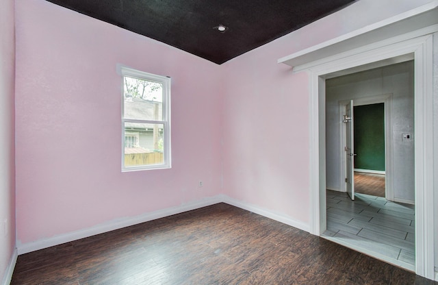 2711 Maury St, Houston, TX 77009 - empty room featuring wood finished floors and baseboards