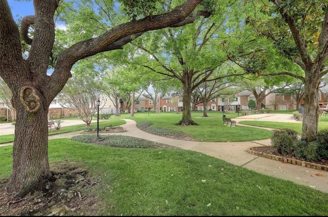 6475 Burgoyne Rd Unit 38, Houston, TX 77057 - surrounding community with a yard and a residential view