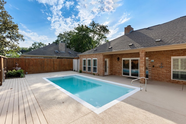 11623 Aspenway Dr, Houston, TX 77070 - view of pool featuring a patio area and a fenced backyard