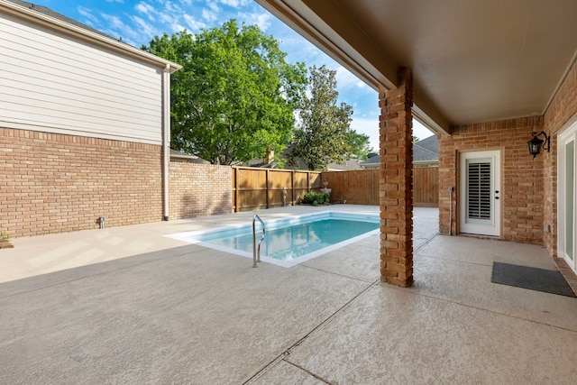 11623 Aspenway Dr, Houston, TX 77070 - view of pool featuring a patio area and a fenced backyard