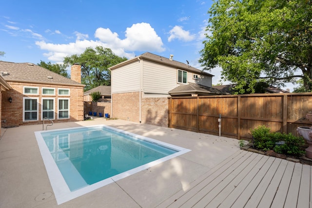 11623 Aspenway Dr, Houston, TX 77070 - view of swimming pool featuring a patio area and a fenced backyard