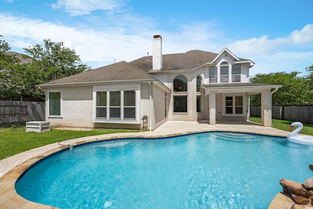 4603 Red Hawk Ct, Sugar Land, TX 77479 - view of pool with a patio