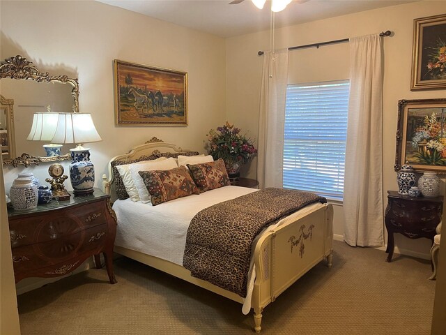 2103 Crescent Coral Dr, League City, TX 77573 - bedroom featuring carpet flooring and ceiling fan