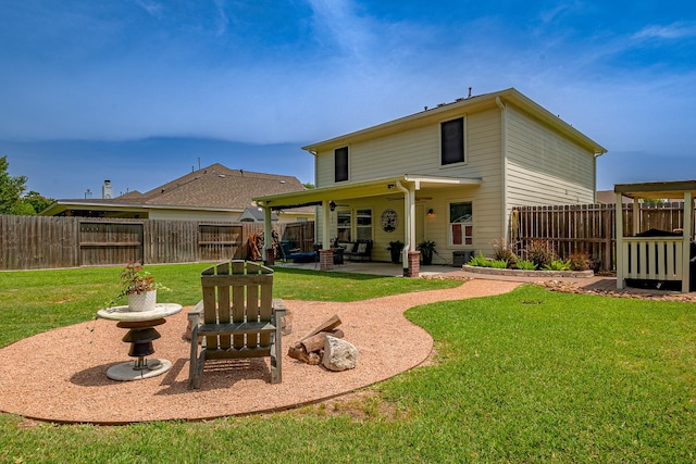 2023 Briar Grove Dr, Conroe, TX 77301 - back of house with a patio