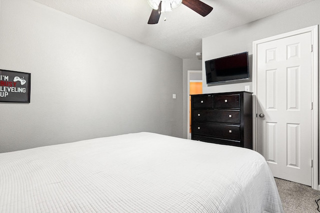 2023 Briar Grove Dr, Conroe, TX 77301 - carpeted bedroom featuring a ceiling fan