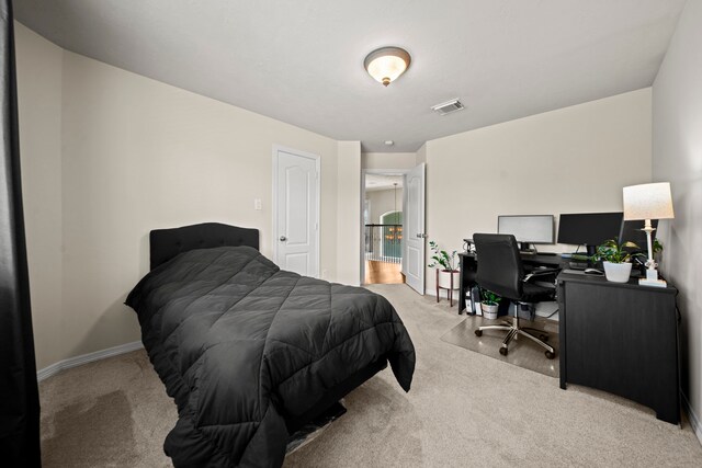 20002 Meadow Arbor Ct, Katy, TX 77450 - bedroom featuring carpet floors, an office area, and baseboards