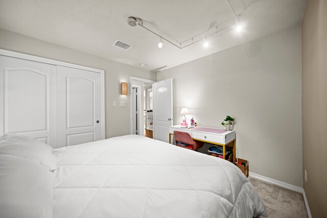 20002 Meadow Arbor Ct, Katy, TX 77450 - carpeted bedroom featuring attic access, baseboards, and a closet