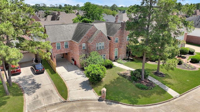 17414 Naremore Ct, Spring, TX 77379 - aerial perspective of suburban area