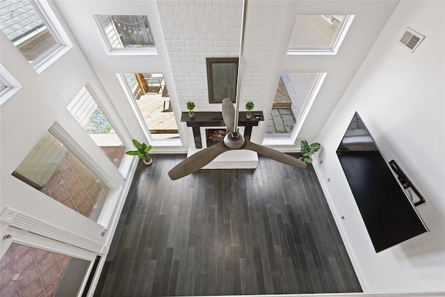 17414 Naremore Ct, Spring, TX 77379 - detailed view of wood finished floors and baseboards