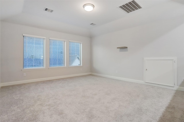 2327 Partridgeberry Ln, Katy, TX 77494 - unfurnished room with light colored carpet, baseboards, and vaulted ceiling