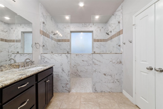 21606 Hansom Dr, Porter, TX 77365 - full bath featuring a walk in shower and vanity