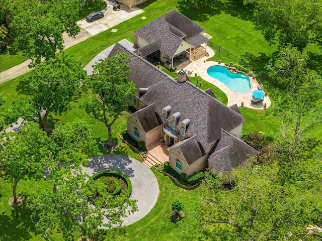 4323 Colony W Dr, Richmond, TX 77406 - aerial view of property and surrounding area with a pool area