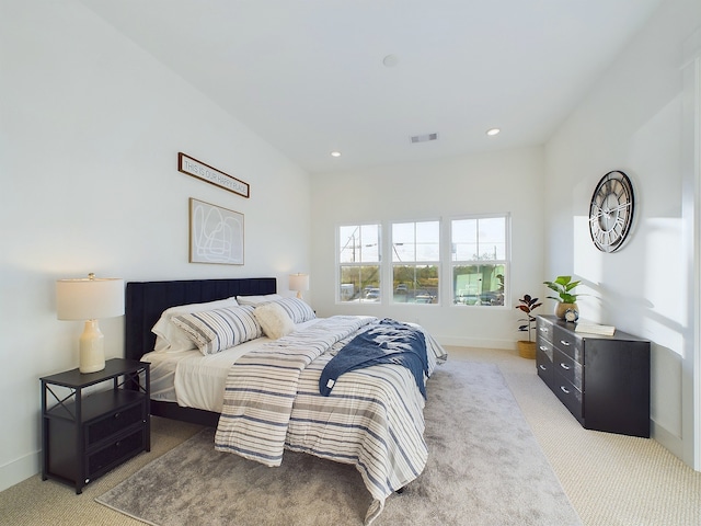 2710 Jensen Creek Ln, Houston, TX 77026 - bedroom featuring light colored carpet and recessed lighting