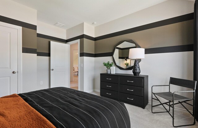 25701 Damask Dr, Magnolia, TX 77355 - bedroom with light carpet and baseboards