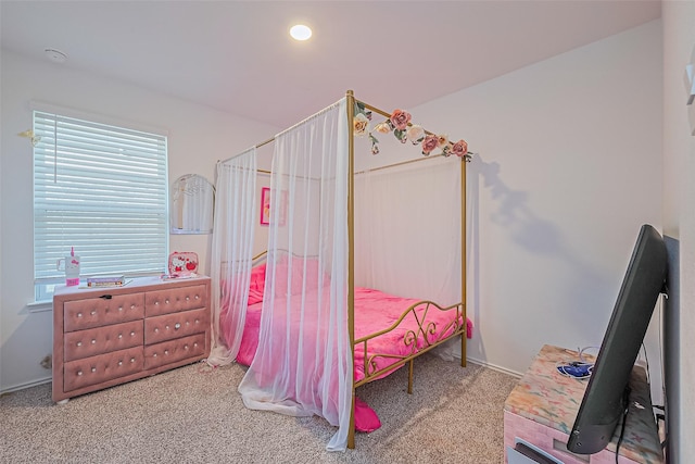 5418 Wyndham Ridge Ln, Spring, TX 77373 - carpeted bedroom featuring recessed lighting