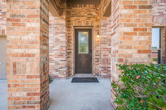 5018 Longlane Dr, Houston, TX 77084 - doorway to property featuring brick siding