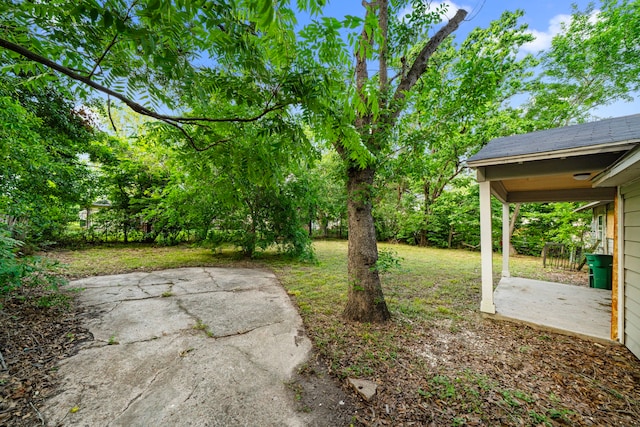 5835 Southseas St, Houston, TX 77033 - view of grassy yard with a patio area