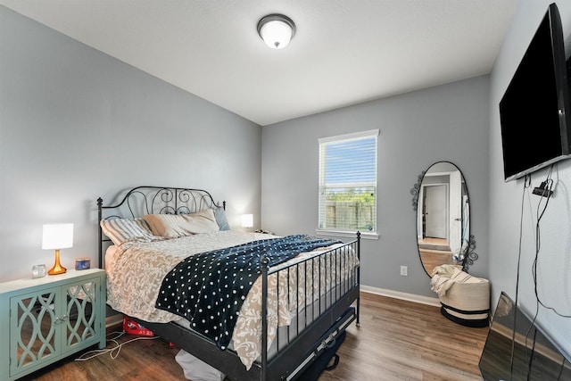 22607 August Crow Dr, Hockley, TX 77447 - bedroom with wood finished floors and baseboards