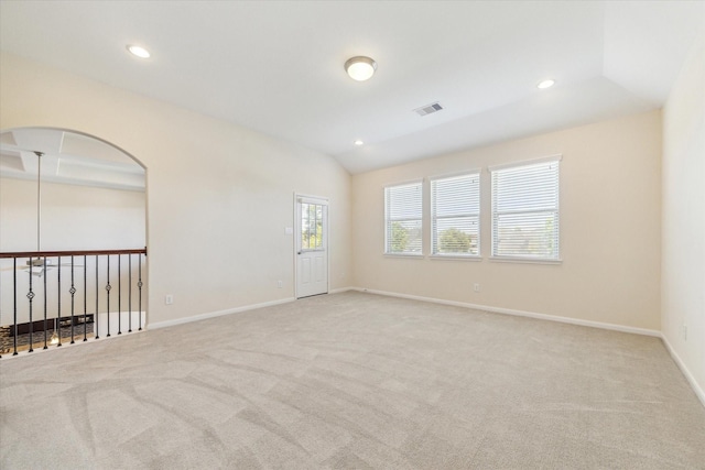 6015 Turner Shadow Ln, Sugar Land, TX 77479 - spare room with carpet, baseboards, and recessed lighting