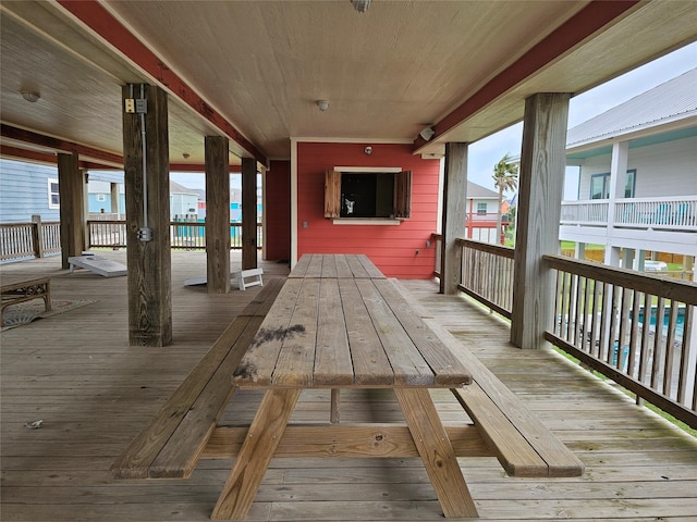833 Kahla Dr, Crystal Beach, TX 77650 - view of deck