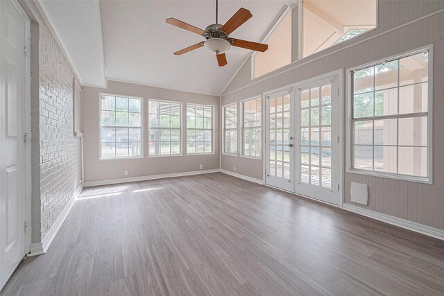 210 N Shirley Ln, Willis, TX 77378 - unfurnished sunroom with french doors