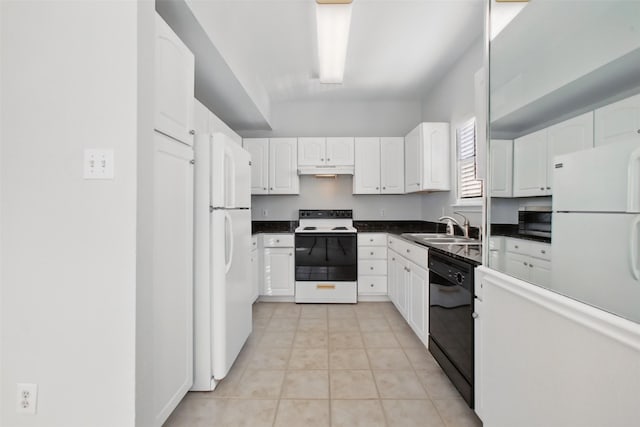 1330 Old Spanish Trl Unit 7207, Houston, TX 77054 - kitchen with electric range, dishwasher, freestanding refrigerator, a sink, and under cabinet range hood