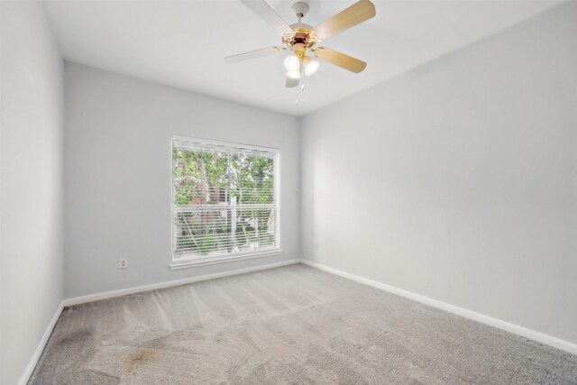 1330 Old Spanish Trl Unit 7207, Houston, TX 77054 - carpeted spare room with baseboards and ceiling fan