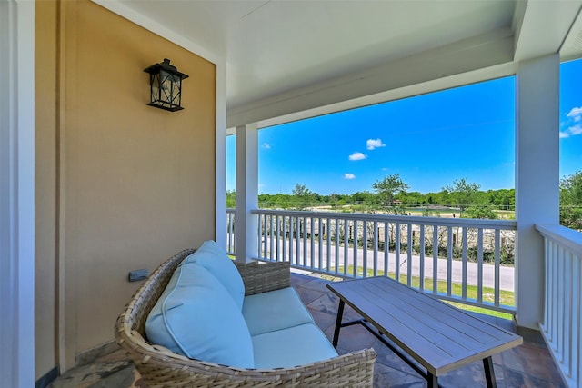 607 29th St, Dickinson, TX 77539 - balcony with view of scattered trees