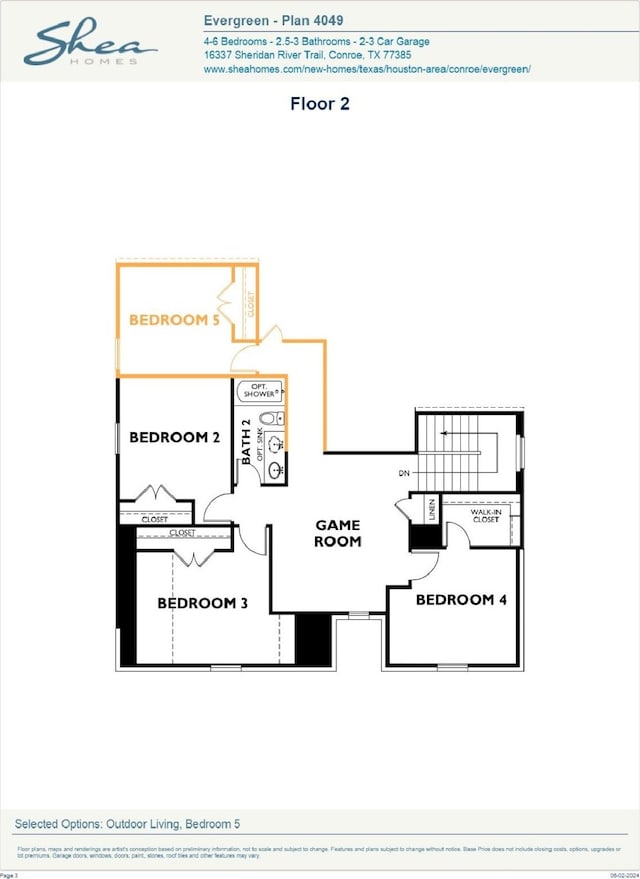 13140 Soaring Forest Dr, Conroe, TX 77302 - property floor plan