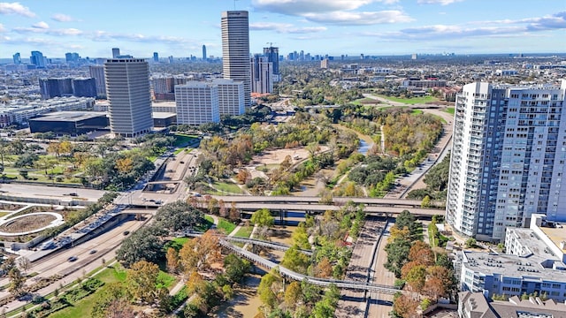 1503 Vermont St Unit D, Houston, TX 77006 - aerial view of a view of skyline and a main thoroughfare