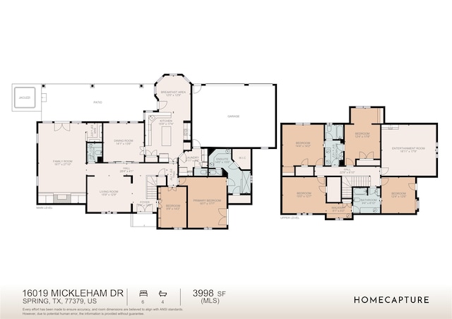 16019 Mickleham Dr, Spring, TX 77379 - room layout