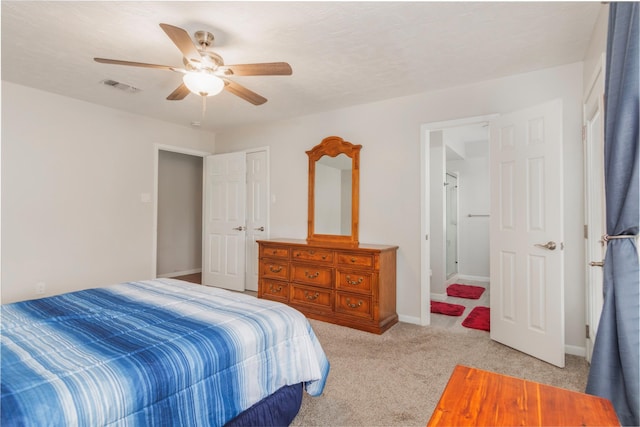 2207 Azalea Cir, Huntsville, TX 77340 - bedroom with carpet, a ceiling fan, and baseboards
