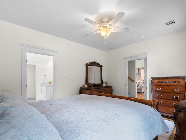 8253 Carolyn St, Santa Fe, TX 77517 - bedroom featuring ceiling fan