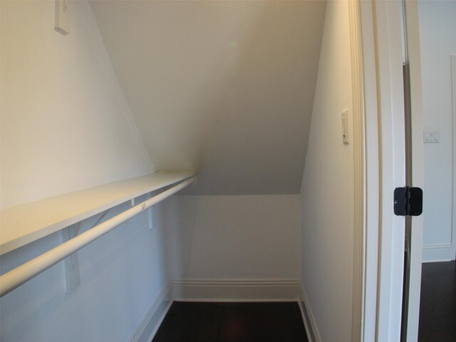 2405 Keene St, Houston, TX 77009 - spacious closet featuring vaulted ceiling