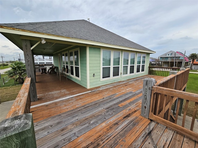 970 Olive Dr, Crystal Beach, TX 77650 - view of deck