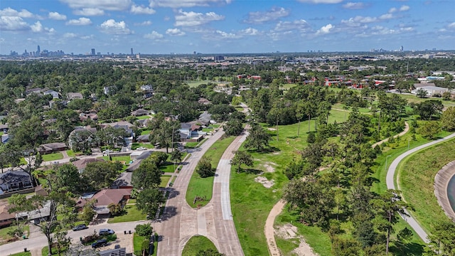 4266 T C Jester Blvd, Houston, TX 77018 - aerial overview of property's location with nearby urban area