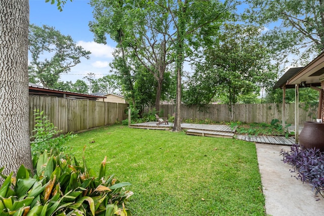 4266 T C Jester Blvd, Houston, TX 77018 - view of yard with a deck