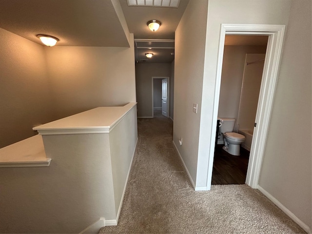 2002 Arborside Dr, Austin, TX 78754 - corridor with carpet flooring and baseboards