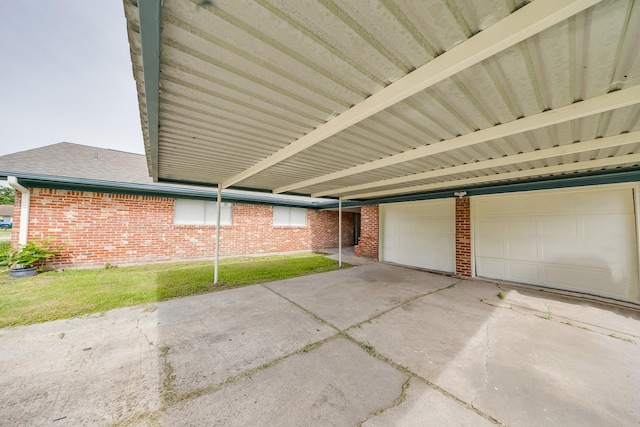 722 Dell Dale St, Channelview, TX 77530 - view of home's exterior with brick siding and a lawn