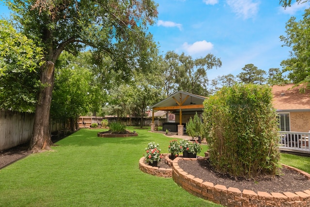 10022 Jan Glen Ln, Houston, TX 77070 - view of yard with a patio area