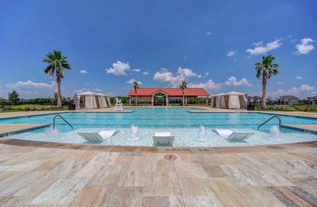 2338 Vanessa Cay Ln, La Porte, TX 77571 - community pool with a gazebo