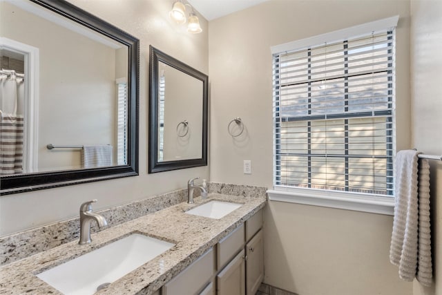 17326 Meadow Heights Dr, Houston, TX 77095 - bathroom featuring double vanity