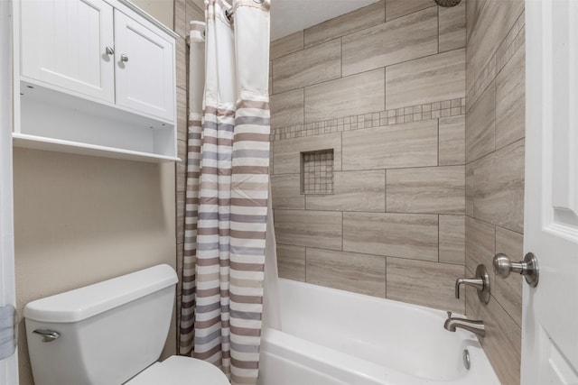 17326 Meadow Heights Dr, Houston, TX 77095 - full bathroom with shower / tub combo and toilet